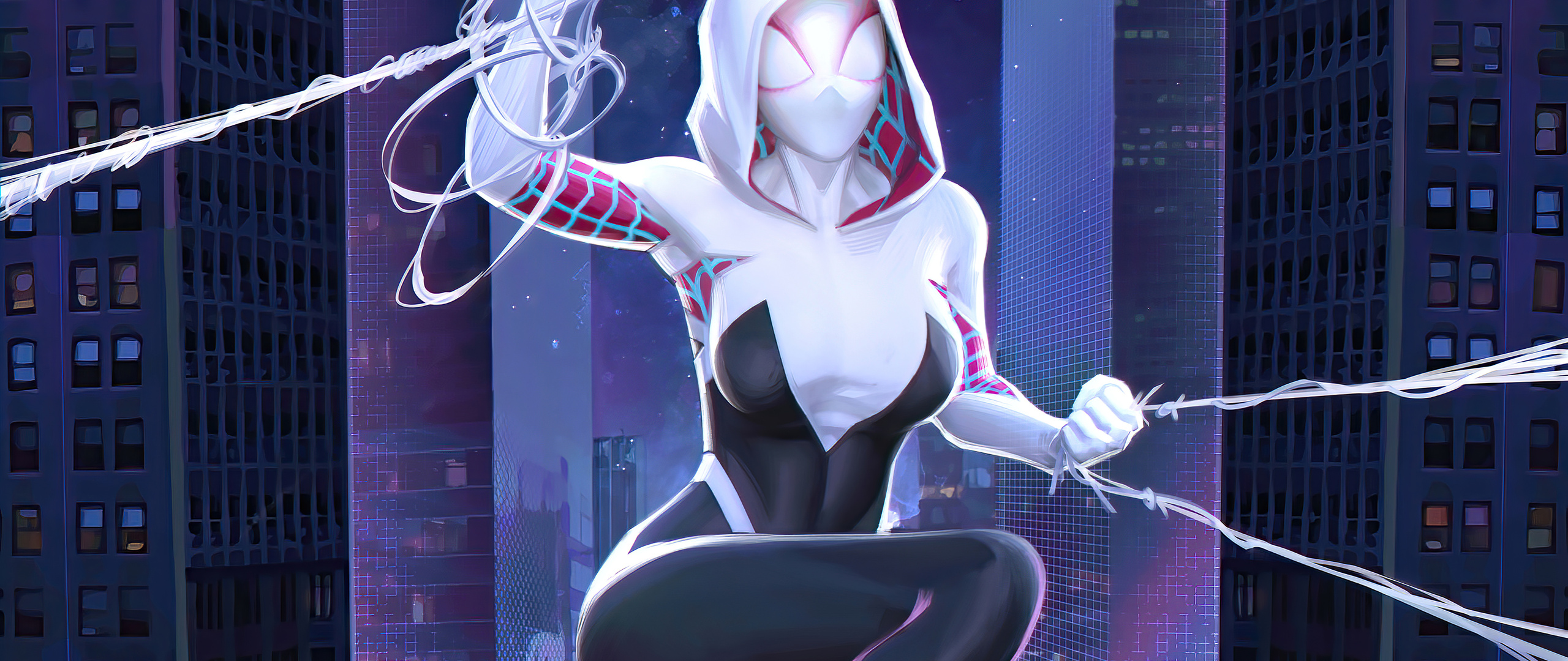 2560x1080 Sipder Gwen Superhero Girl Wallpaper,2560x1080 Resolution HD ...