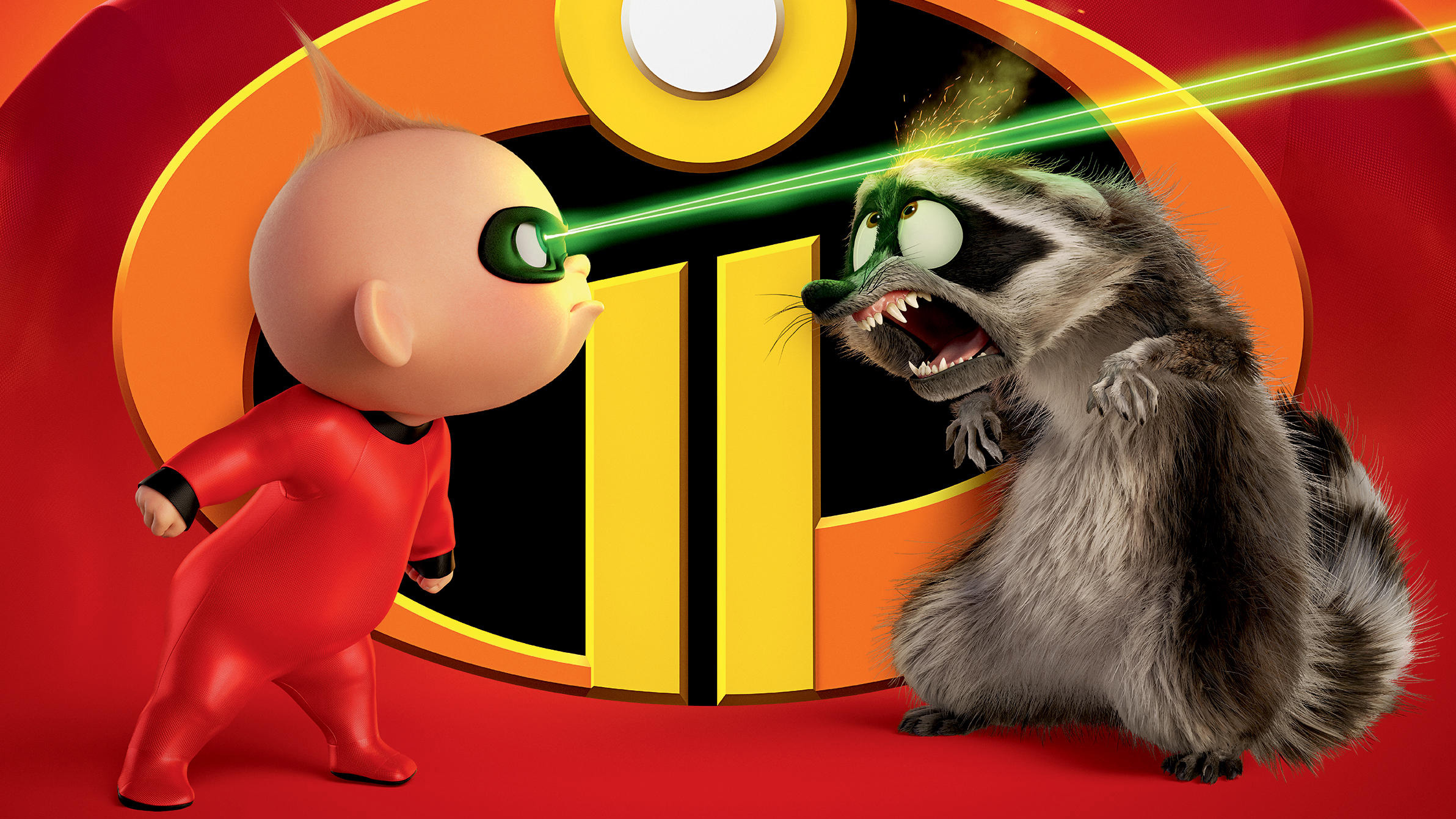 1360x765 Jack Jack Parr And Raccoon In The Incredibles 2 1360x765 ...