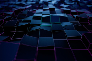 3d Cubes Loops Surface (1600x900) Resolution Wallpaper