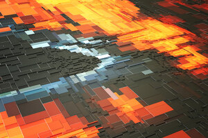 3d Digital Art Abstract (1600x900) Resolution Wallpaper