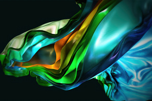 Acer Colorful Abstract (2560x1024) Resolution Wallpaper