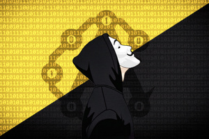 Anonymous Hacker Chronicles (2560x1024) Resolution Wallpaper