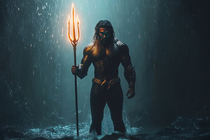 Aquaman Assassin (1366x768) Resolution Wallpaper