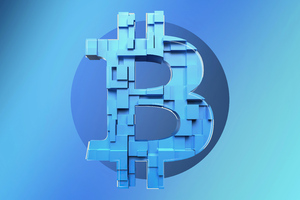 Bitcoin Logo Background 5k (5120x2880) Resolution Wallpaper