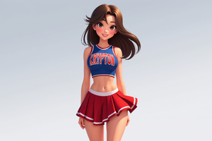 Cheerleader Supergirl (1920x1200) Resolution Wallpaper