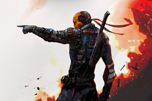 Deathstroke Reign (1366x768) Resolution Wallpaper