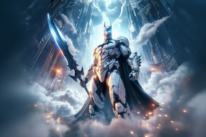 Frozen Dark Knight (1366x768) Resolution Wallpaper