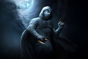 Guardian Moon Knight (1600x900) Resolution Wallpaper