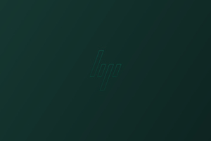 Hp Logo Green 8k (2560x1024) Resolution Wallpaper