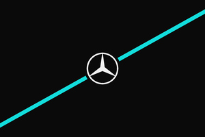 Mercedes Logo Dark Minimalism 5k (5120x2880) Resolution Wallpaper