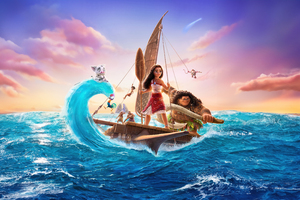 Moana 2 Latest Textless Poster Wallpaper