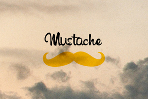 Mustache is Good (2048x2048) Resolution Wallpaper