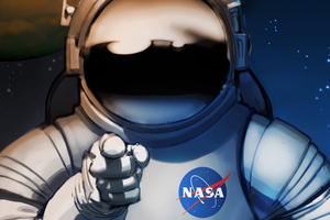 Scifi Astronaut Space Man (1440x900) Resolution Wallpaper