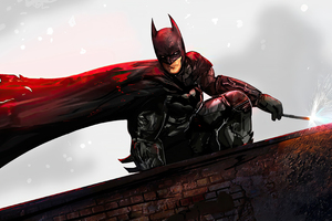 Shadow Warrior Batman (1366x768) Resolution Wallpaper