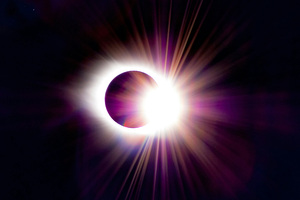 Solar Eclipse Universe 5k (2048x2048) Resolution Wallpaper