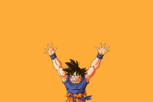 Son Goku Dragon Ball Z Minimal 4k (2048x2048) Resolution Wallpaper