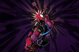 Spider Punk Protector (1400x900) Resolution Wallpaper