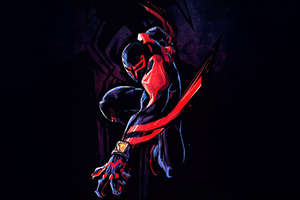 Spiderman 2099 Under Watch (1920x1200) Resolution Wallpaper