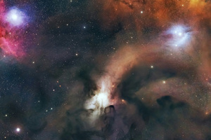 Star Cluster Sky (1366x768) Resolution Wallpaper