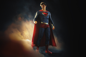 Superman Solitude (2048x2048) Resolution Wallpaper