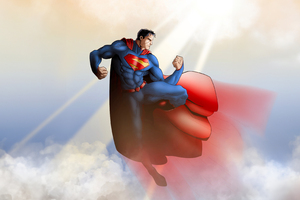 Superman The Power To Save The Universe (1366x768) Resolution Wallpaper