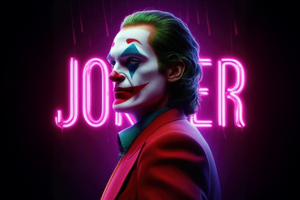 Taming The Darkness Joker (1336x768) Resolution Wallpaper