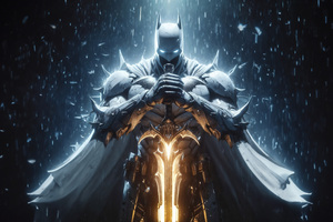 The White Bat Knight (1600x900) Resolution Wallpaper