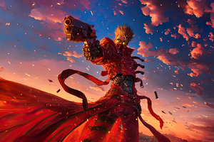 Vash The Stampede From Trigun (2048x2048) Resolution Wallpaper