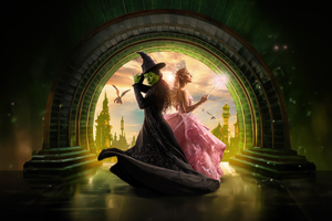 Wicked Movie 2024 Screen X Poster Wallpaper