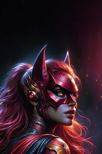 Bat Woman And New Outfit (1440x2960) Resolution Wallpaper