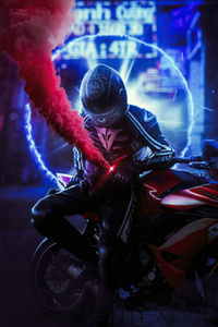 Biker Boy 4k (1440x2960) Resolution Wallpaper