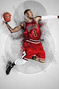 Derrick Rose 4k (1125x2436) Resolution Wallpaper