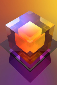 Geometric 3d Abstract 4k (720x1280) Resolution Wallpaper