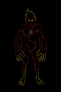 Heatblast Ben 10 (720x1280) Resolution Wallpaper