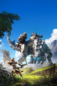 Horizon Zero Dawn Remastered Game (320x480) Resolution Wallpaper