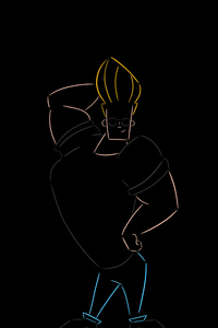 Johnny Bravo 4k (720x1280) Resolution Wallpaper