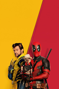 Marvel Deadpool And Wolverine 4k (1080x2280) Resolution Wallpaper