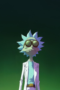 Rick Sanchez Mastermind Of Mayhem (1125x2436) Resolution Wallpaper