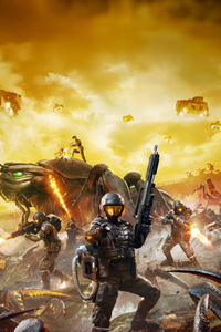 Starship Troopers Extermination (320x480) Resolution Wallpaper