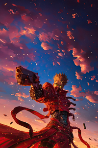 Vash The Stampede From Trigun (320x480) Resolution Wallpaper