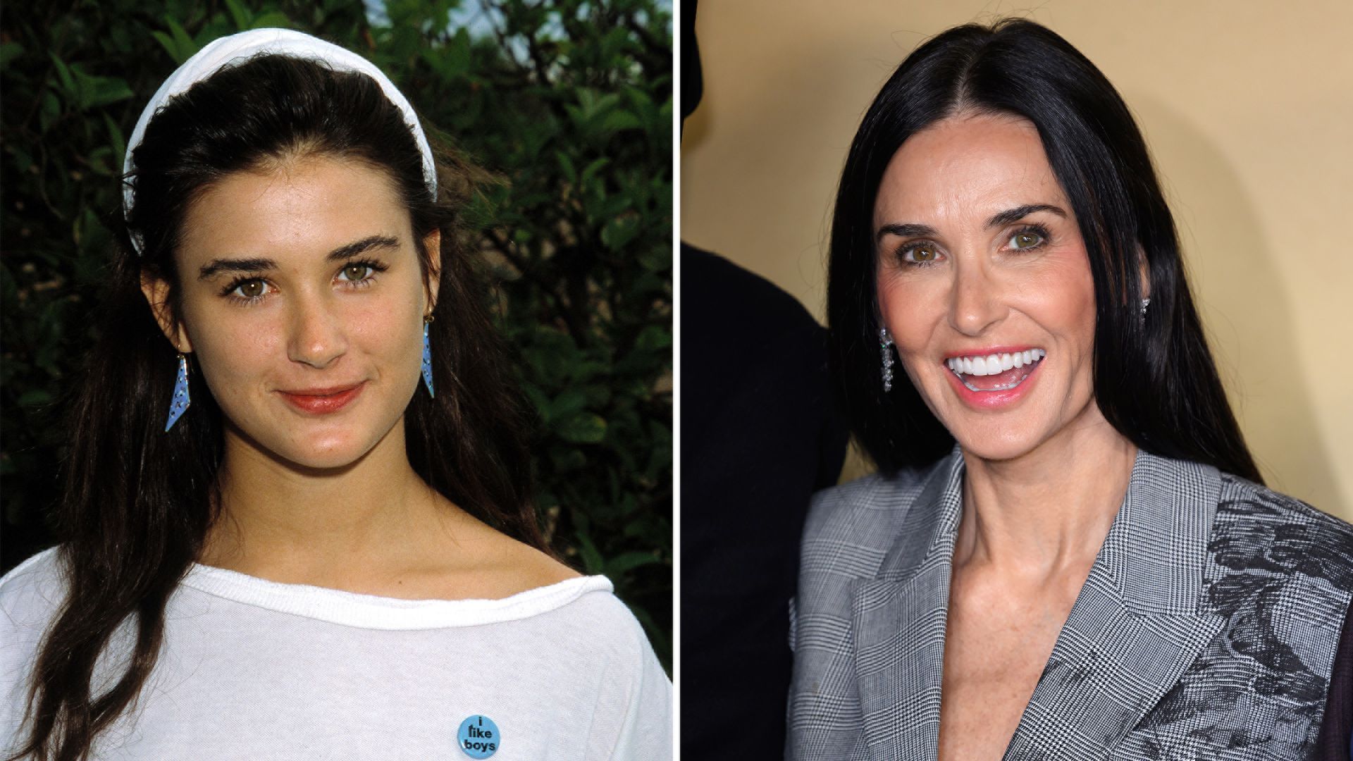 Demi Moore's iconic transformation over the years — from androgynous crop to ultra-long tresses