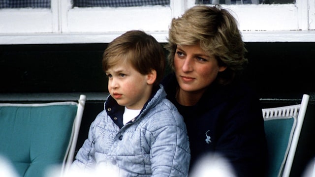 princess diana prince william knee