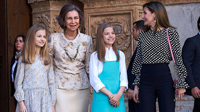 queen letizia queen sofia video