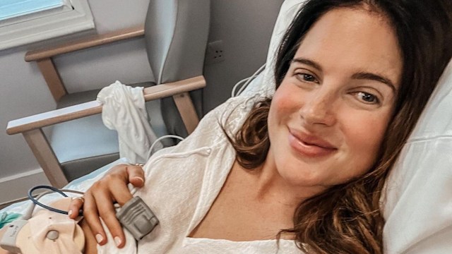 Binky felstead in labour