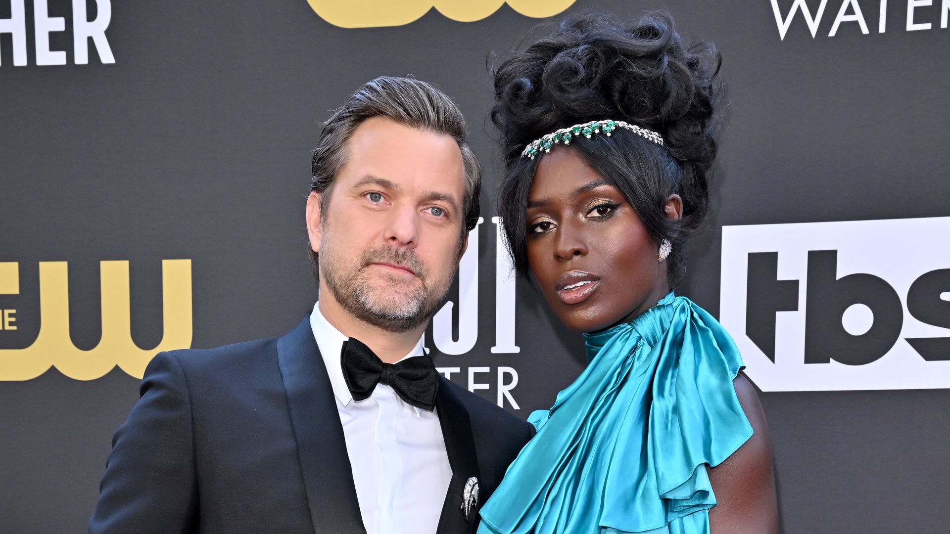 Joshua Jackson and Jodie Turner-Smith attend the 27th Annual Critics Choice Awards at Fairmont Century Plaza on March 13, 2022 in Los Angeles, California