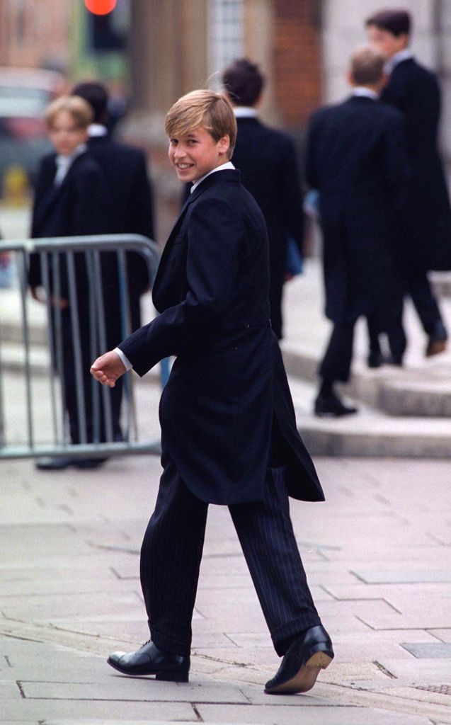 Prince William at Eton College in 1995