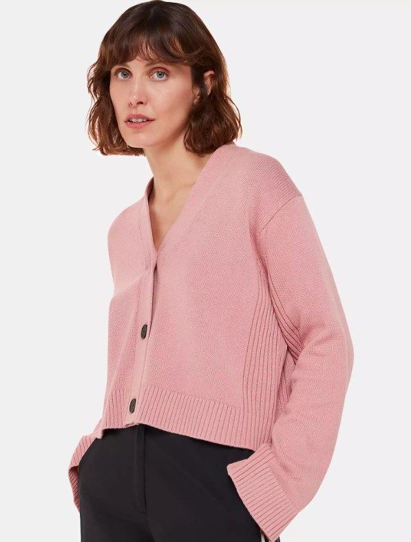 john lewis pink cardigan