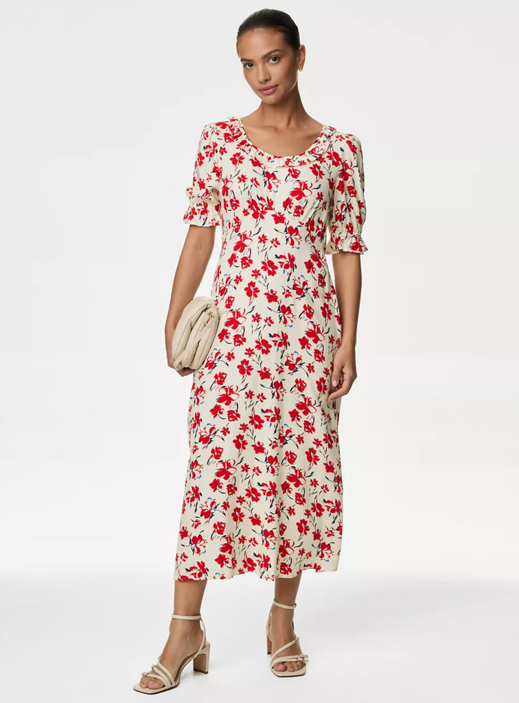 M&S floral dress