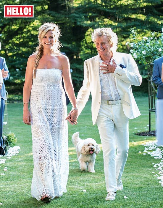 Rod Stewart Penny Lancaster wedding