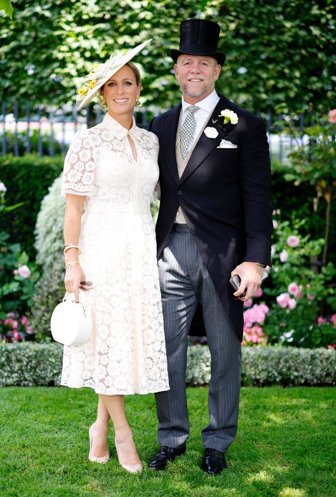 Zara Tindall and Mike Tindall attend Ladies Day at Royal Ascot 2023